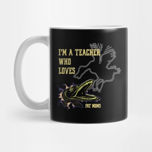 Fishing of pike duck's eater for a teacher Mug